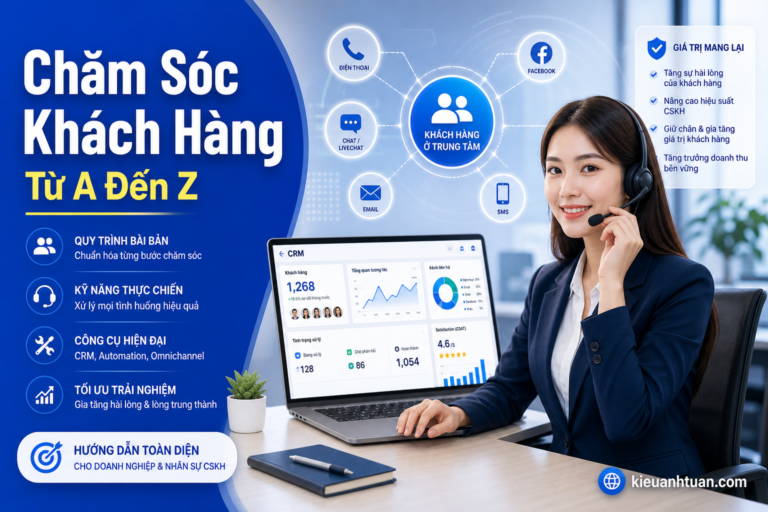 Chăm sóc khách hàng hướng dẫn toàn diện dễ áp dụng