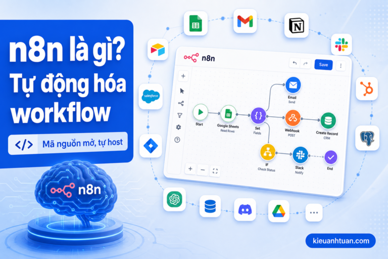 n8n là gì hướng dẫn tự động hóa workflow mã nguồn mở