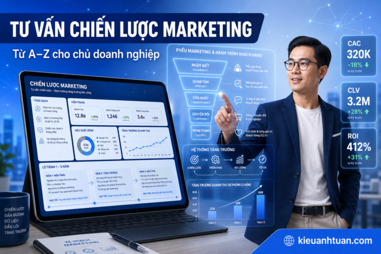 Tư vấn chiến lược marketing tối ưu doanh thu ROI
