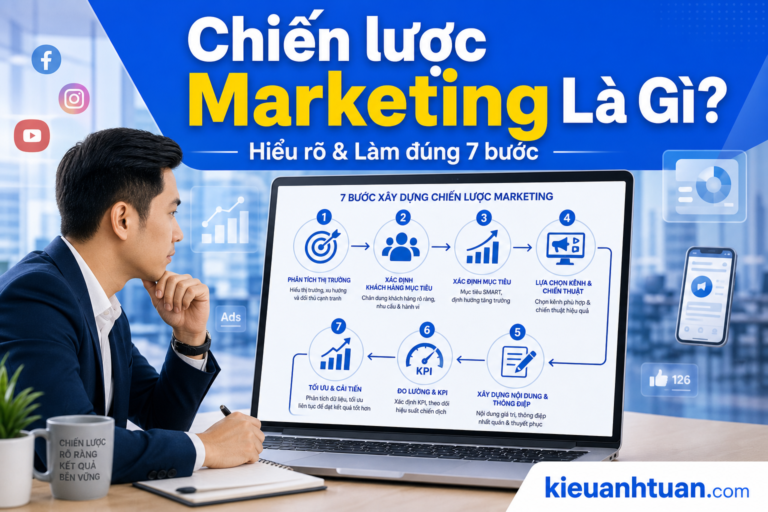 Chiến lược marketing là gì hướng dẫn 7 bước hiệu quả