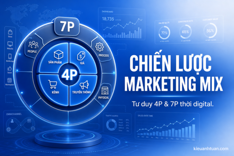 Chiến lược marketing mix 4P 7P hướng dẫn đầy đủ