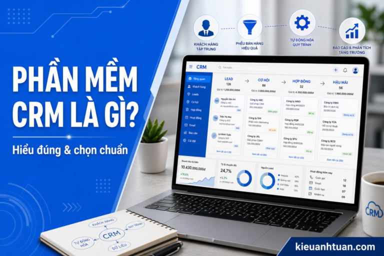 Phần mềm CRM là gì hướng dẫn chọn và triển khai